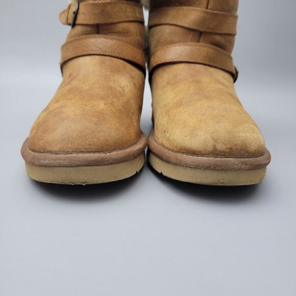 UGG Becket Chestnut Sheepskin Boots - Size 8 - Picture 6 of 12